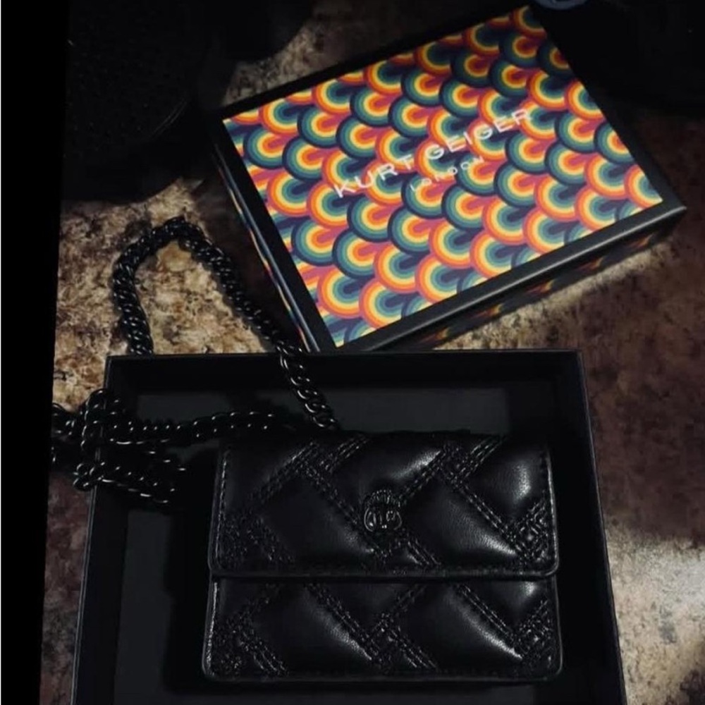 Black Quilted Leather Bag